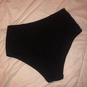 H&M Textured Highwaisted Bikini Bottoms
